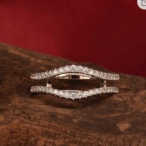 NWOT Newshe Cubic Zirconia Ring Enhancer | Size 6